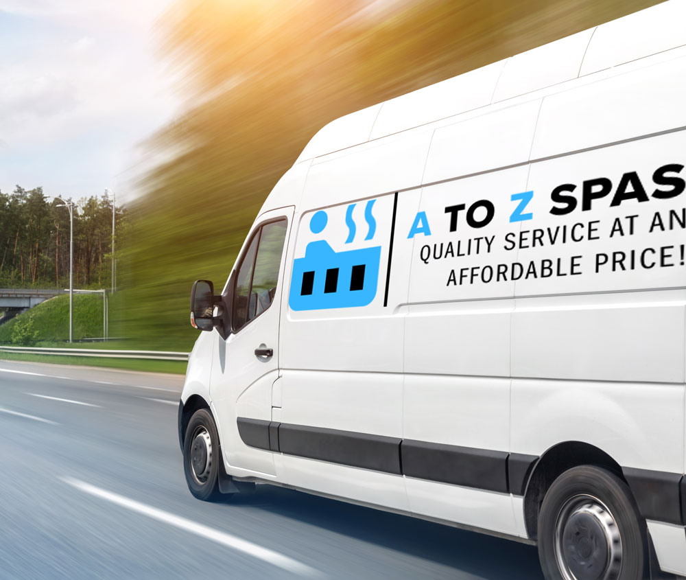 A to A Spas repair van
